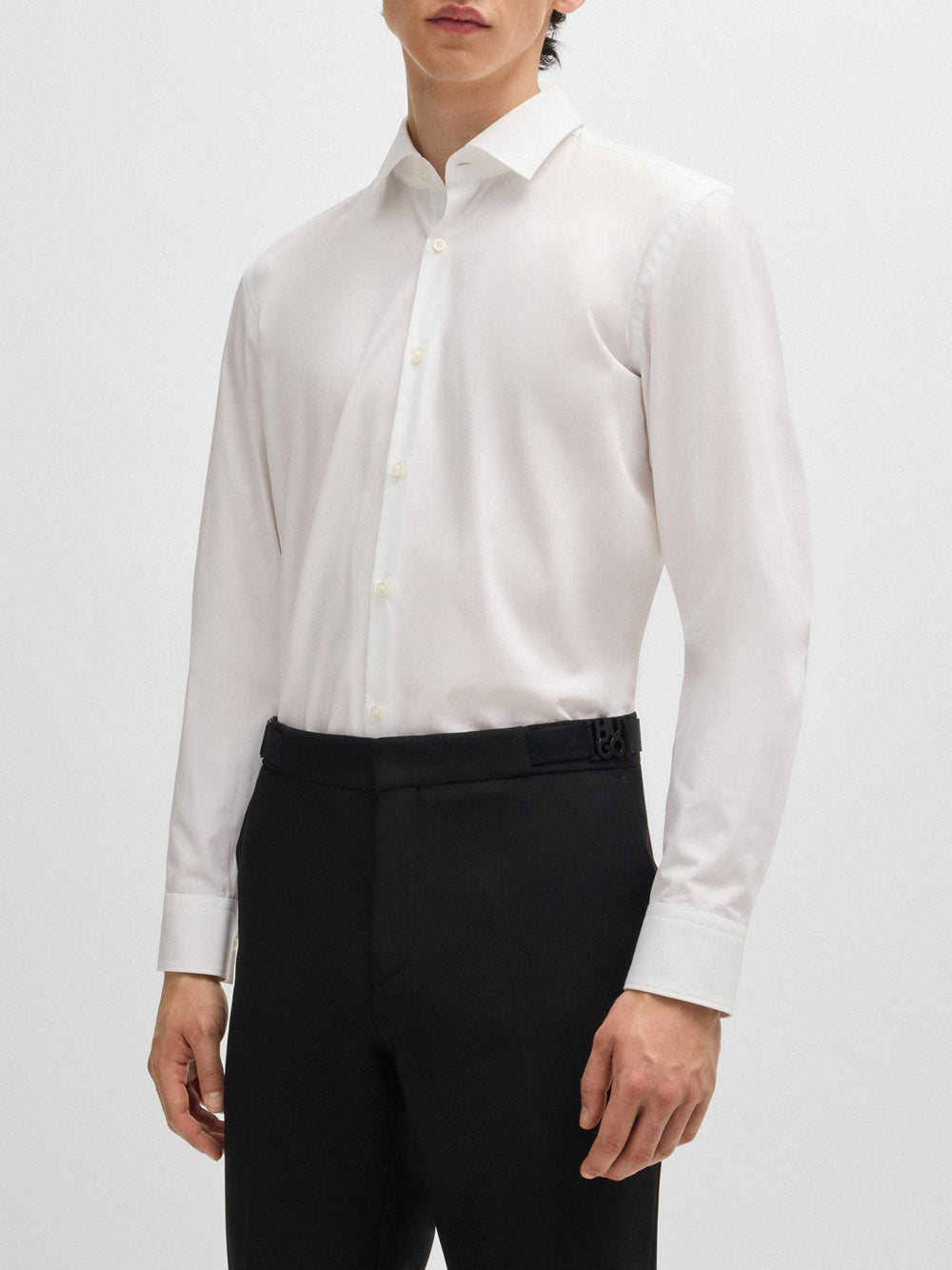 Camicia Hugo Boss Kenno da Uomo - Bianco