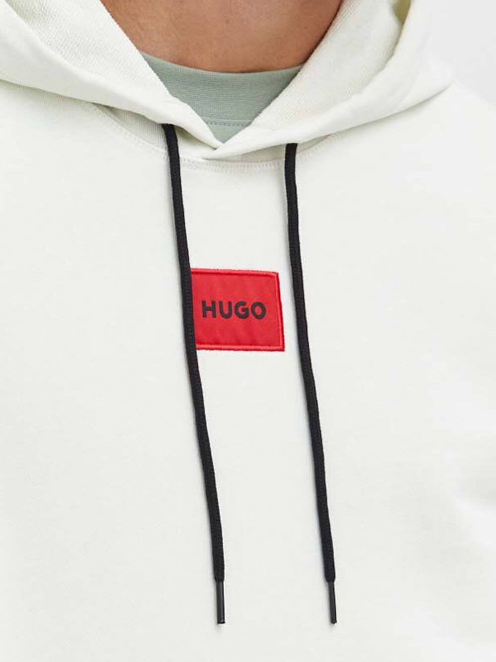 Felpa Cappuccio Hugo Boss Daratschi da Uomo - Beige