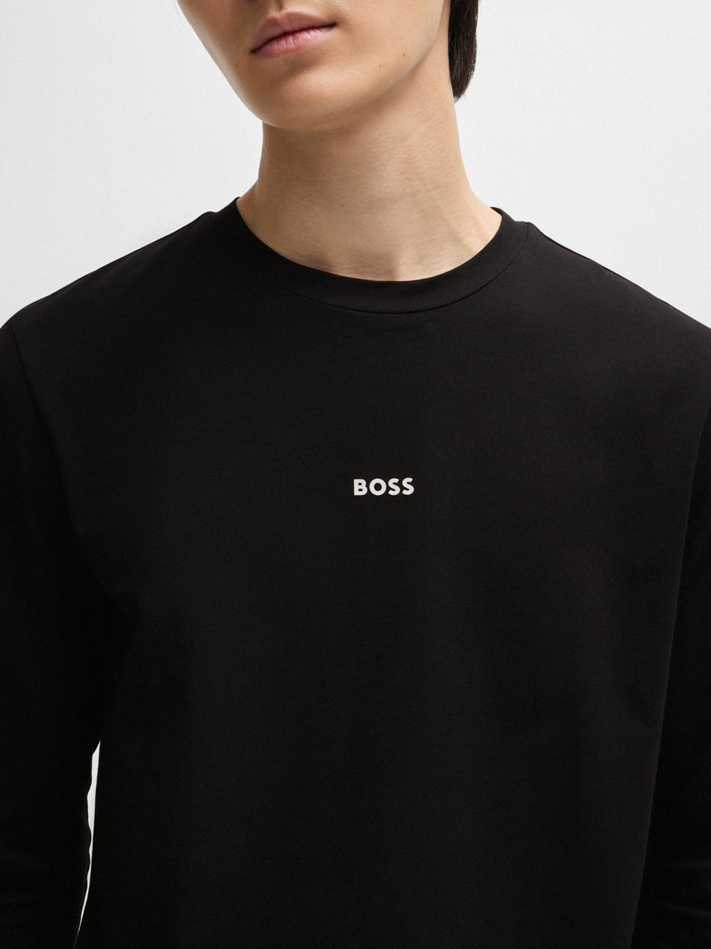 T-shirt Hugo Boss Tchark da Uomo - Nero