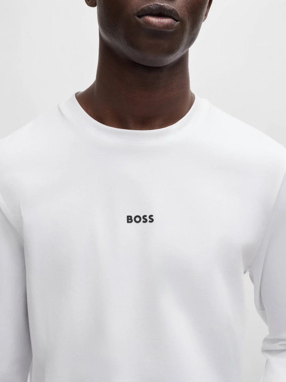 T-shirt Hugo Boss Tchark da Uomo - Bianco