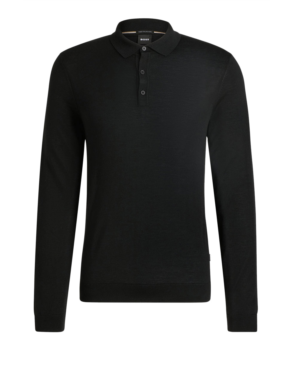 Maglia Hugo Boss Collo Polo Lancione da Uomo - Nero