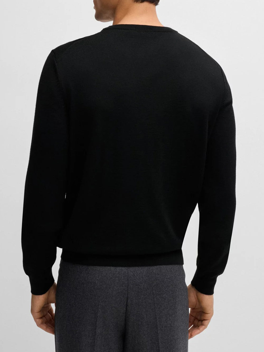 Pullover Hugo Boss Botto da Uomo - Nero