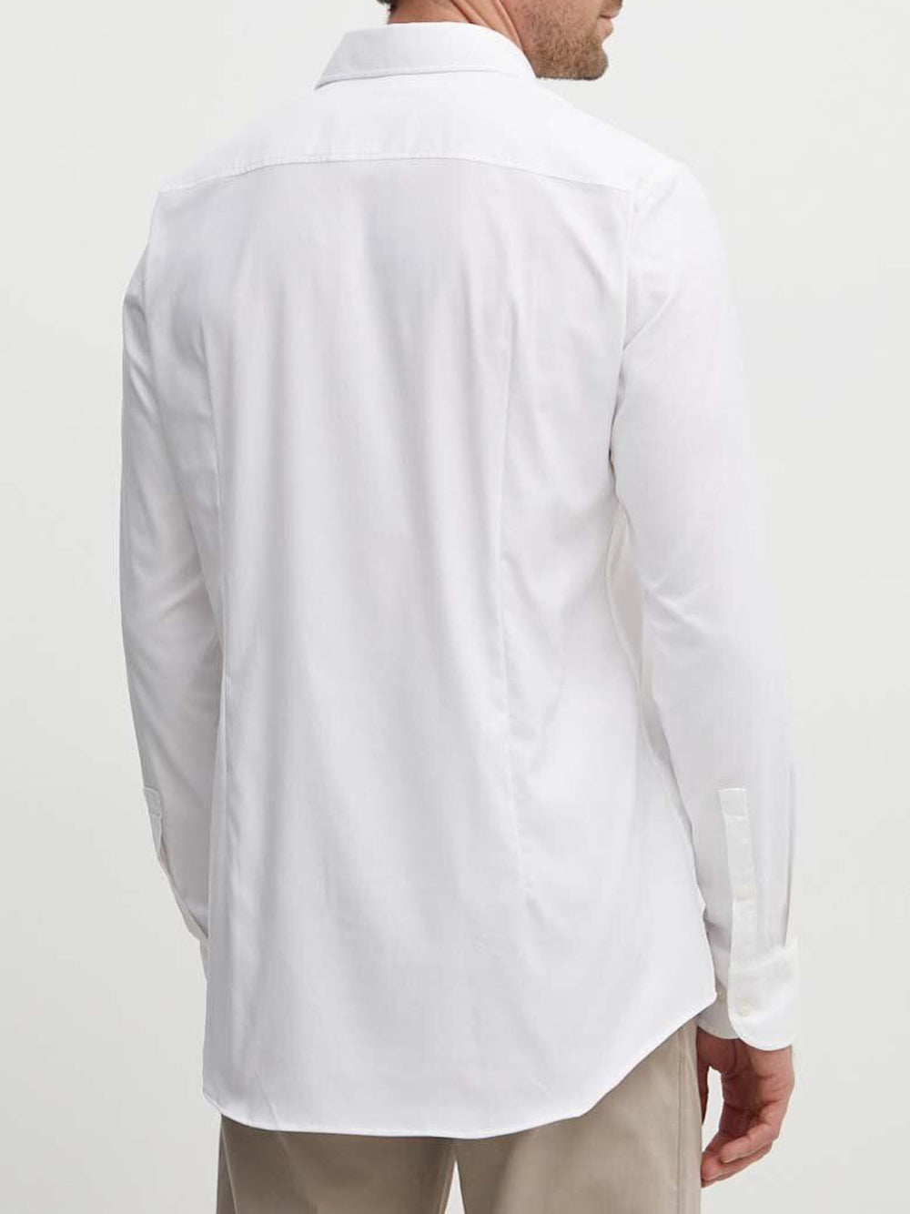 Camicia Classica Hugo Boss Hank da Uomo - Bianco