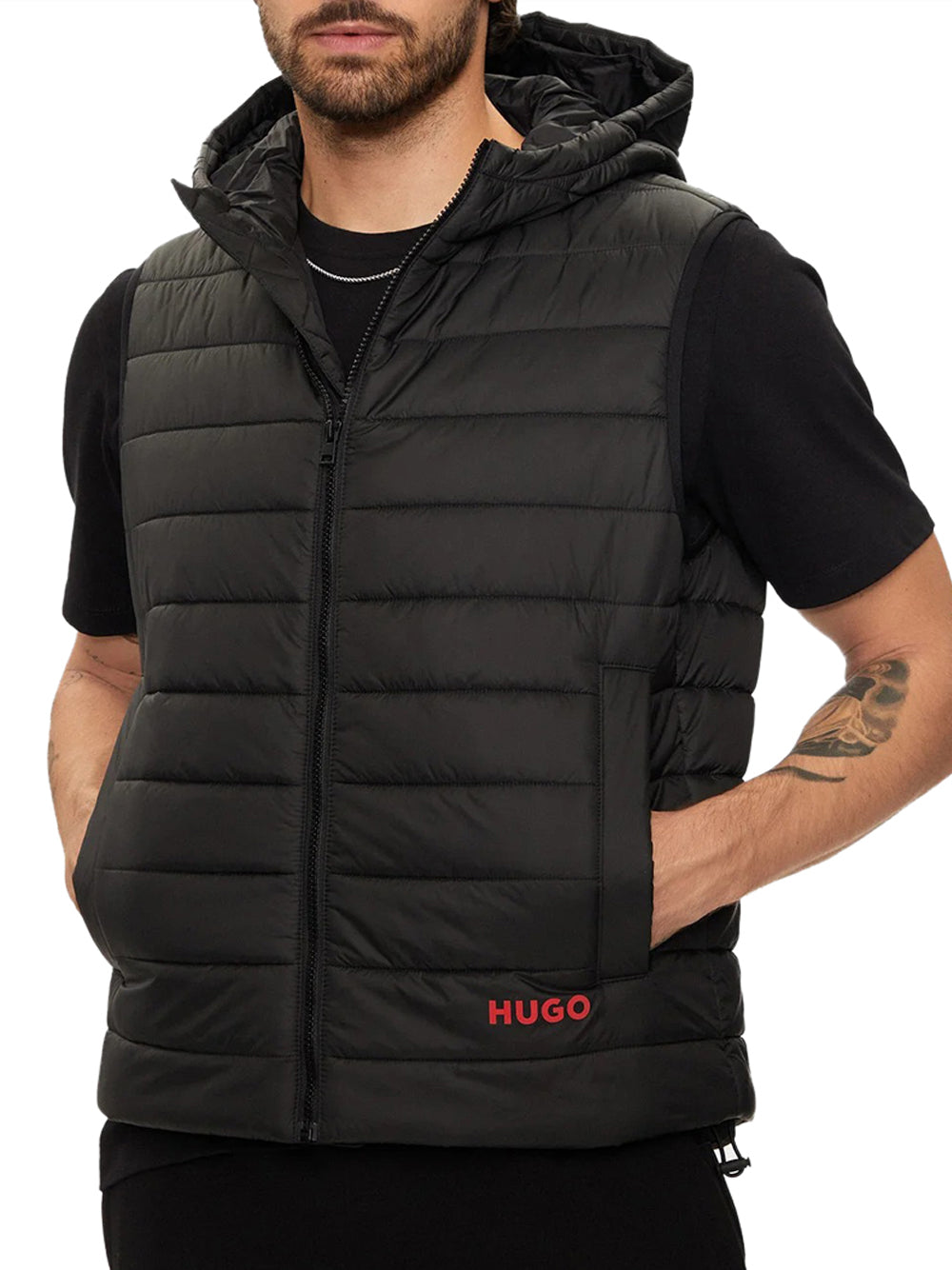 Smanicato Hugo Boss Breneto da Uomo - Nero