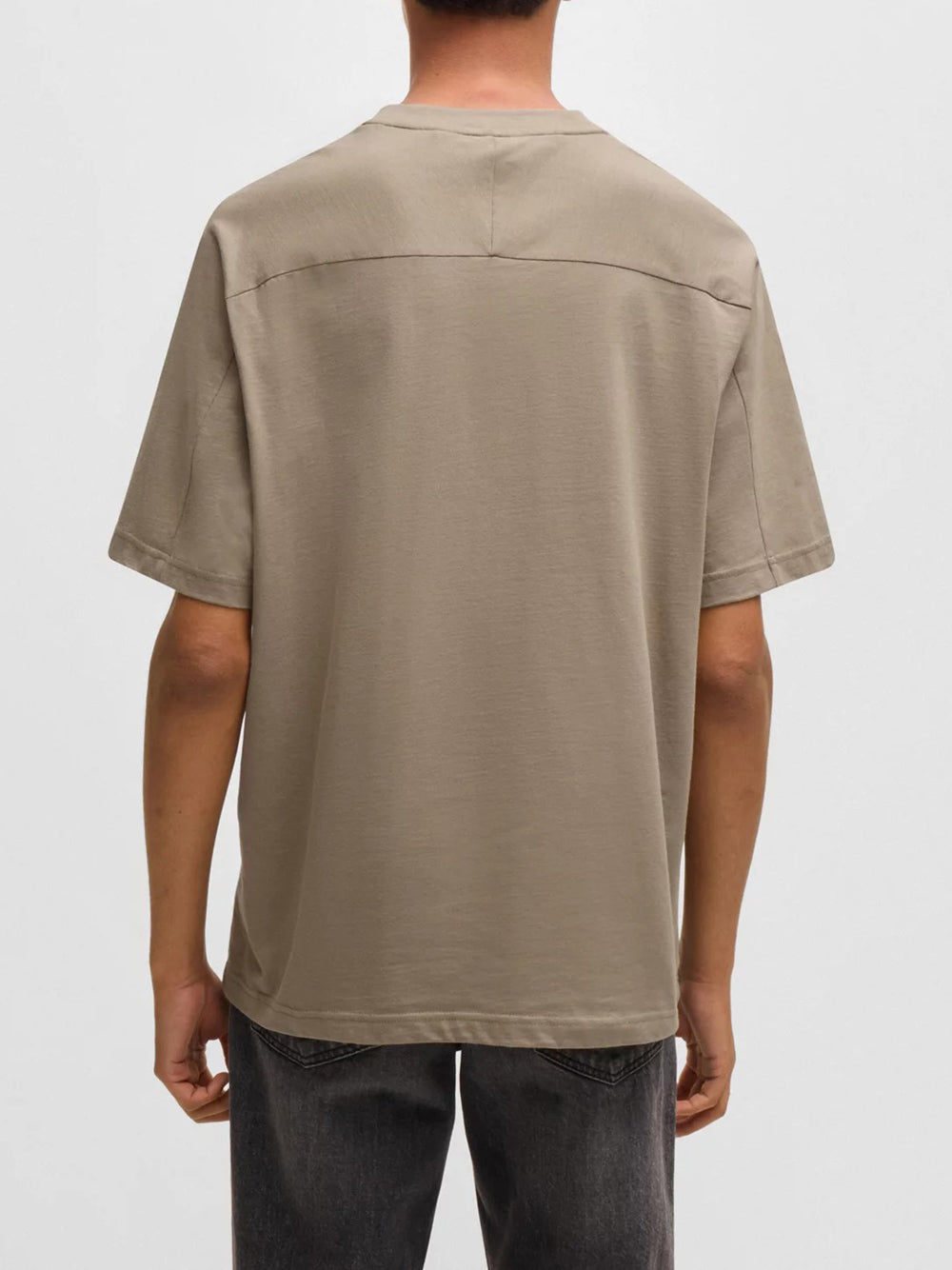 T-shirt Hugo Boss Pocketcargo da Uomo - Beige