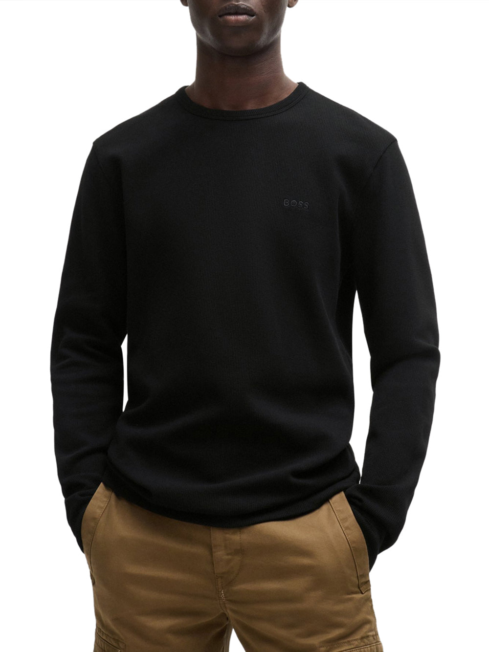 Pullover Hugo Boss Tempesto da Uomo - Nero