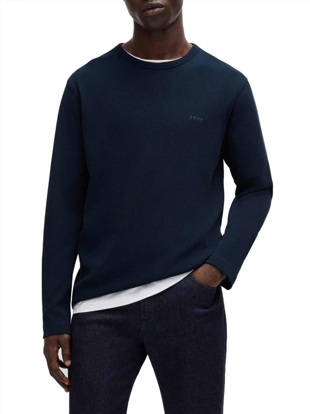 Pullover Hugo Boss Tempesto da Uomo - Blu