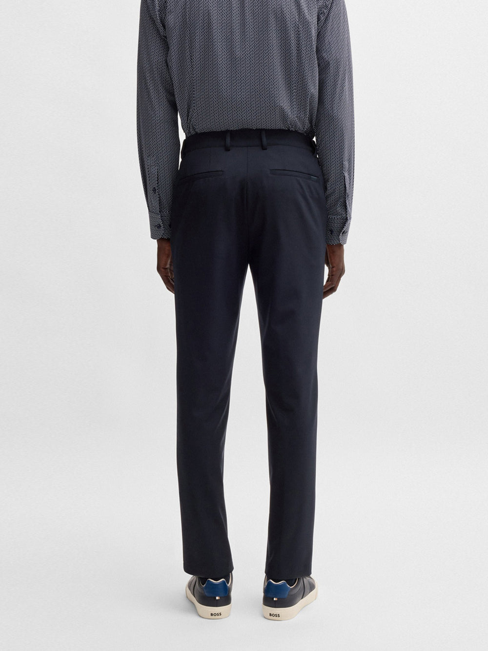 Pantalone Chino Hugo Boss Genius da Uomo - Blu