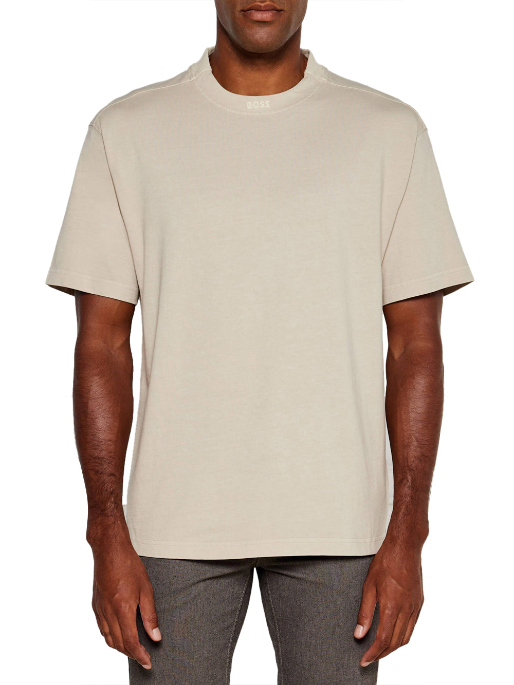 T-shirt Hugo Boss Te Dye da Uomo - Beige