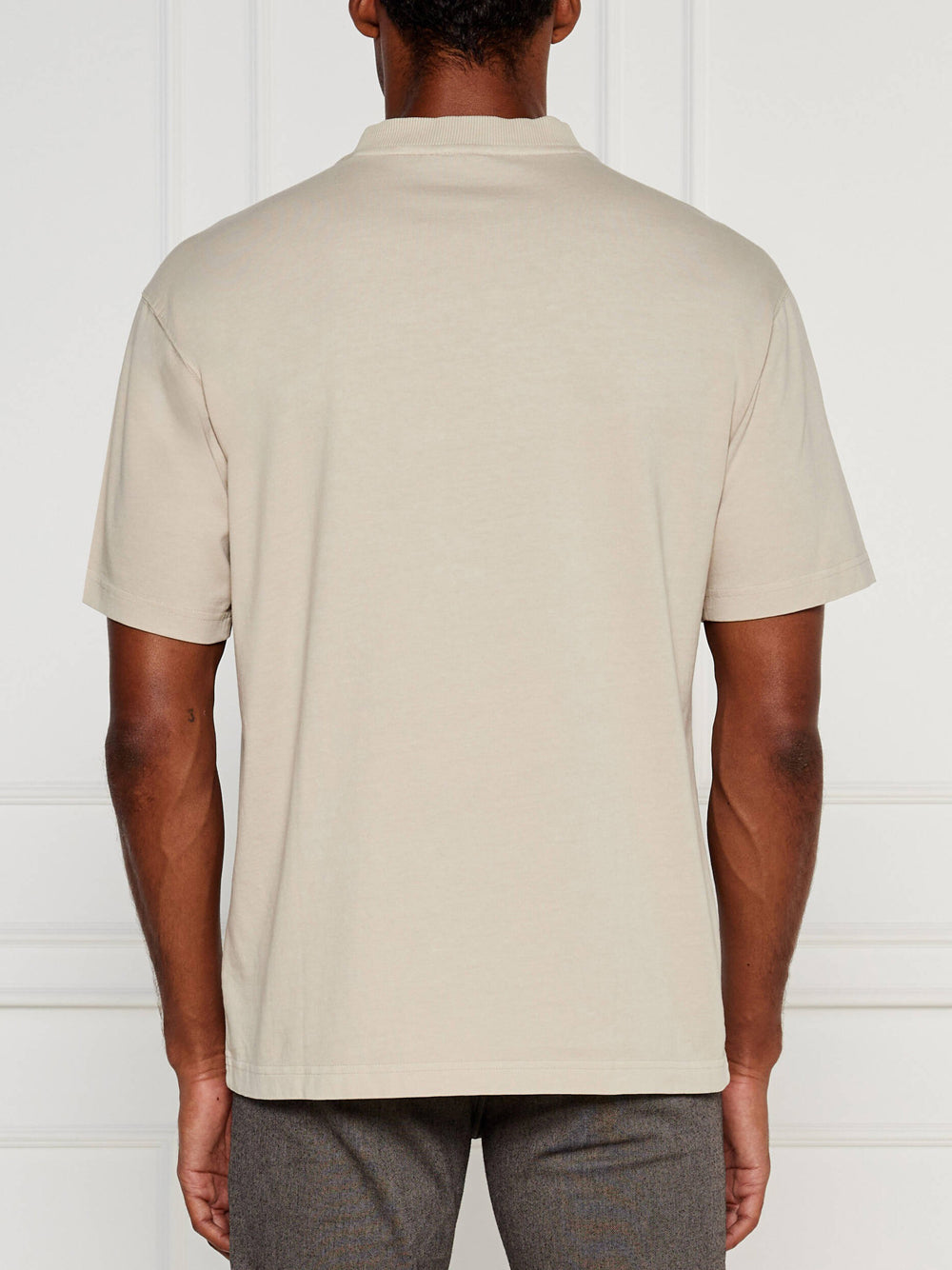 T-shirt Hugo Boss Te Dye da Uomo - Beige