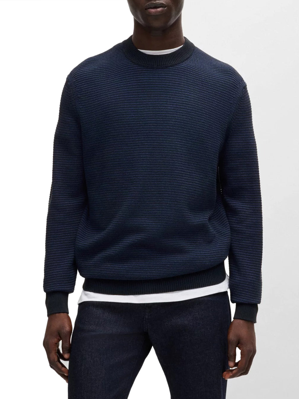 Pullover Hugo Boss Amercury da Uomo - Blu