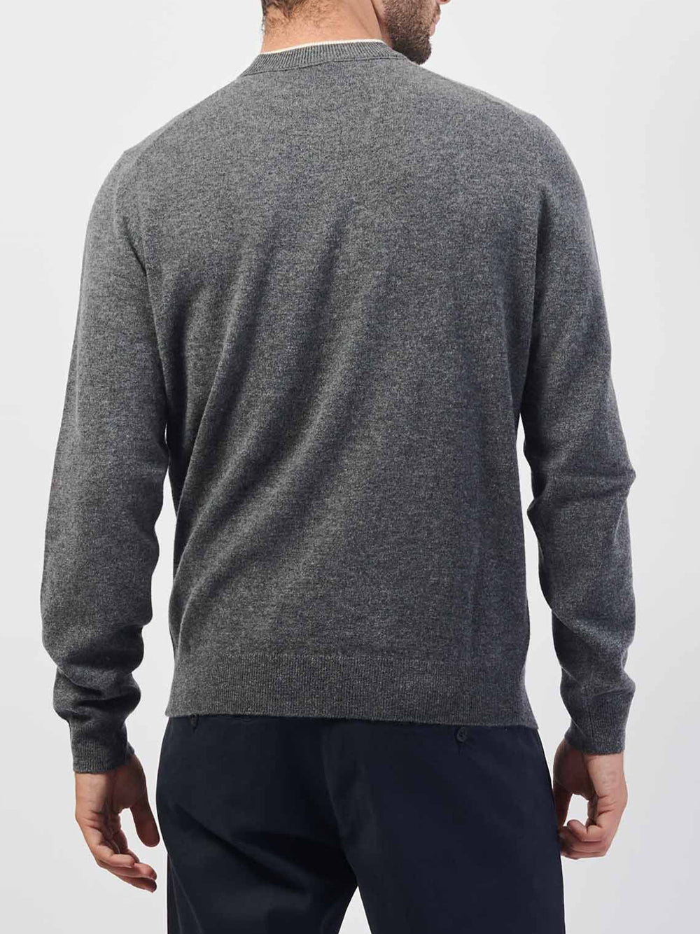 Pullover Hugo Boss Ebacio da Uomo - Grigio