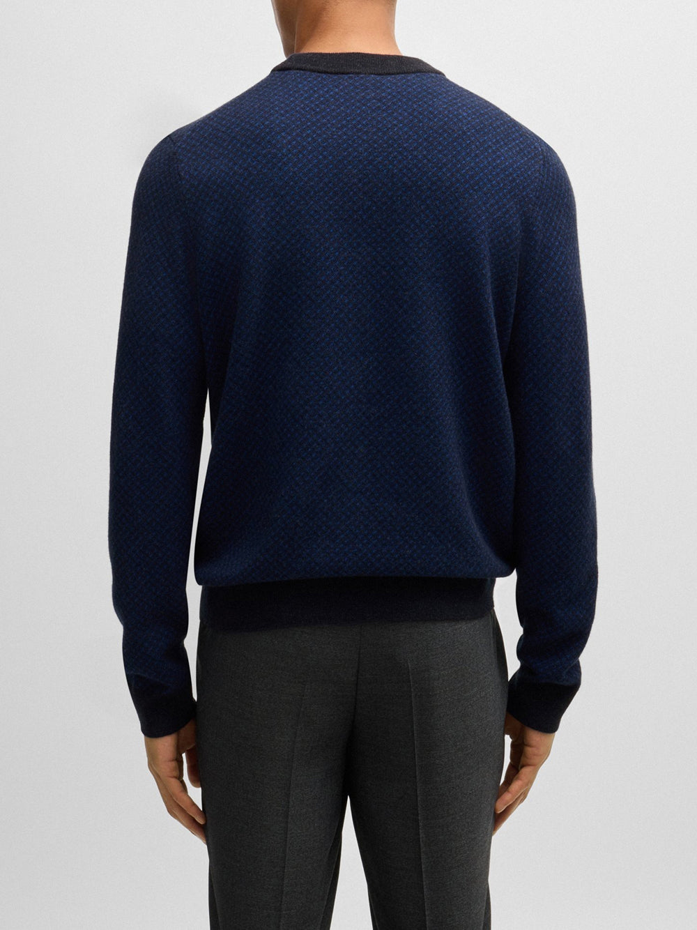 Pullover Hugo Boss Eltoro da Uomo - Blu