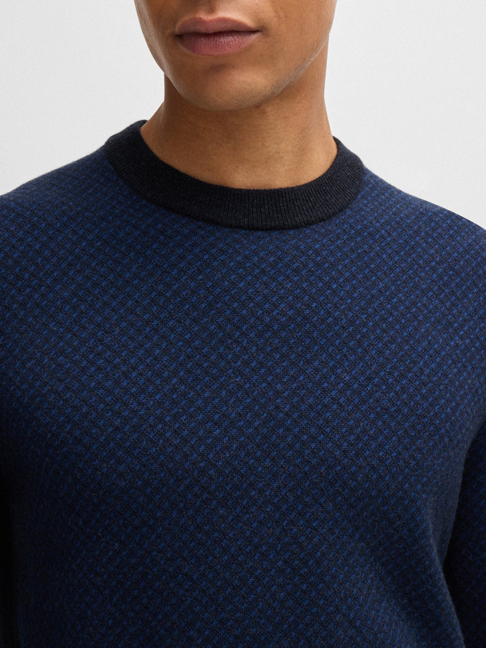 Pullover Hugo Boss Eltoro da Uomo - Blu