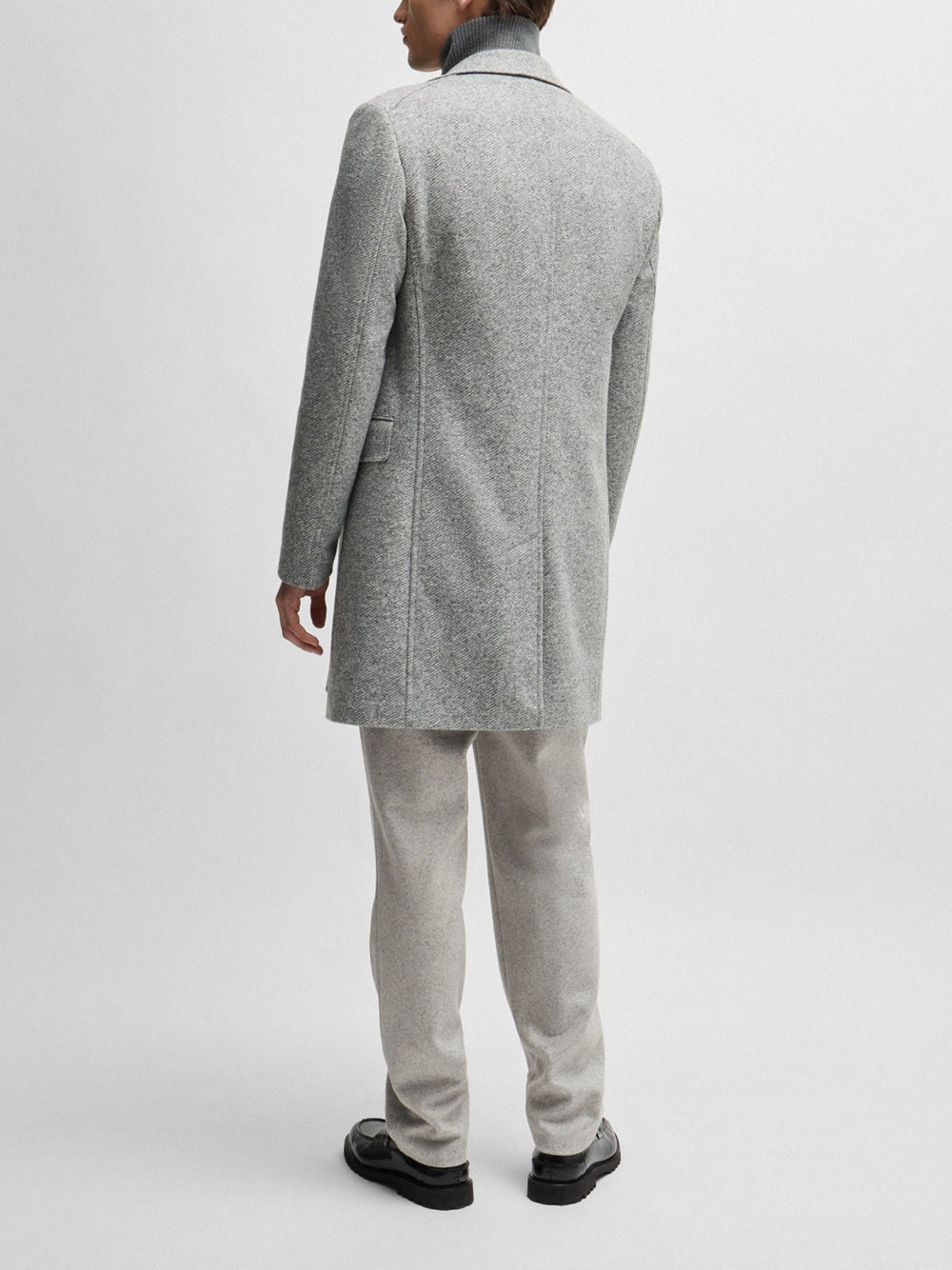 Cappotto Hugo Boss Hyde da Uomo - Grigio