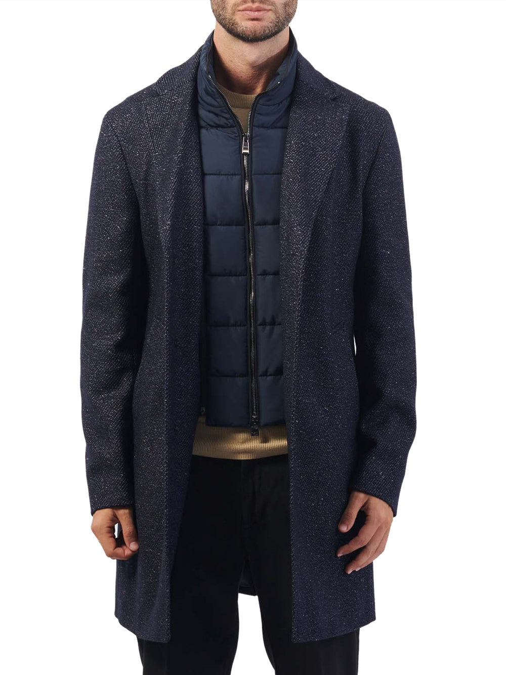 Cappotto Hugo Boss Hyde da Uomo - Blu