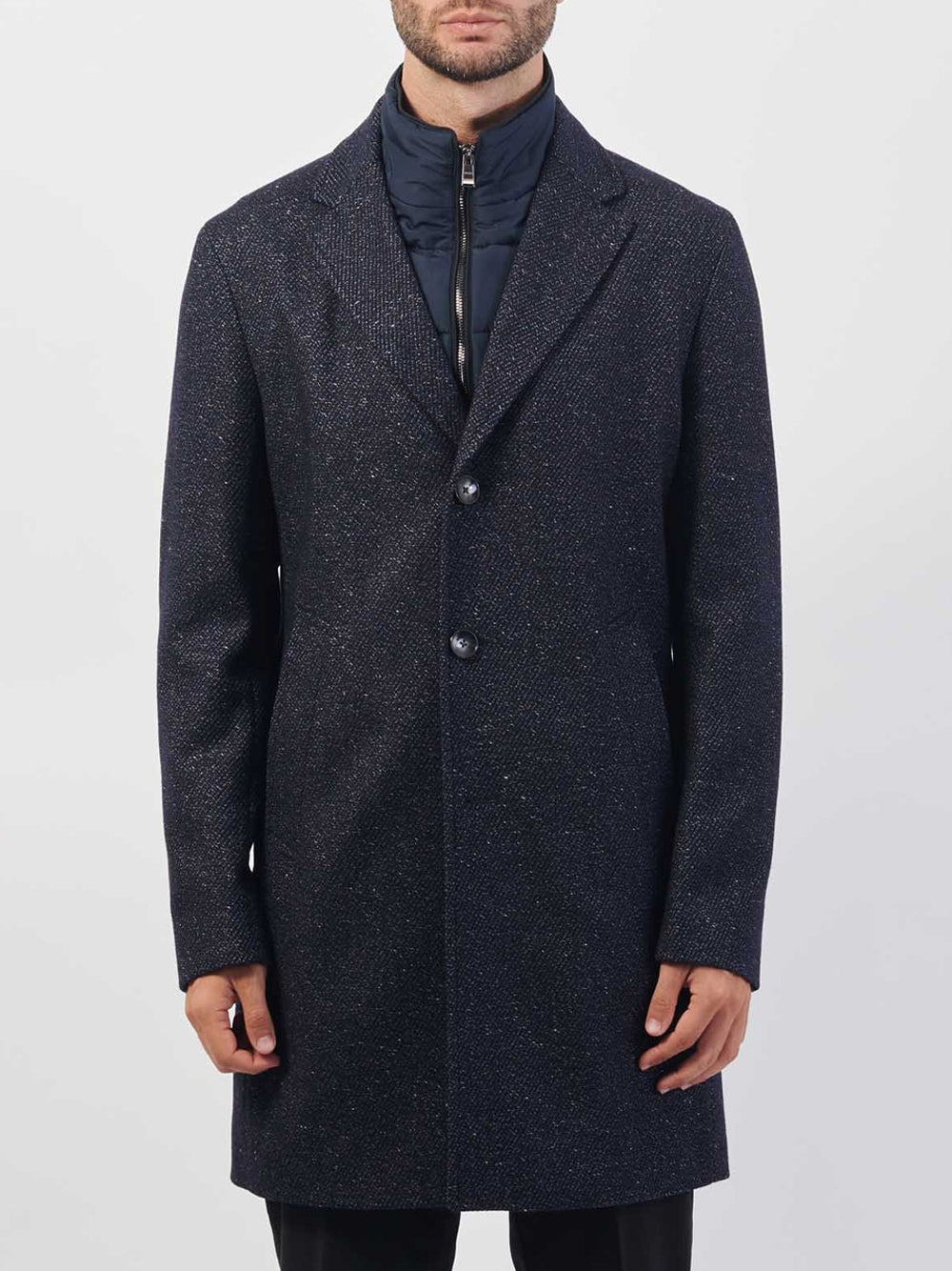 Cappotto Hugo Boss Hyde da Uomo - Blu