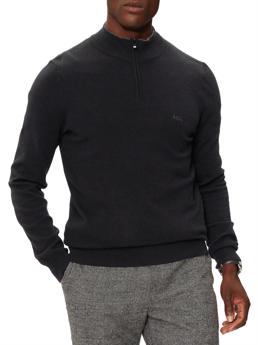 Pullover Hugo Boss Emarlo da Uomo - Nero