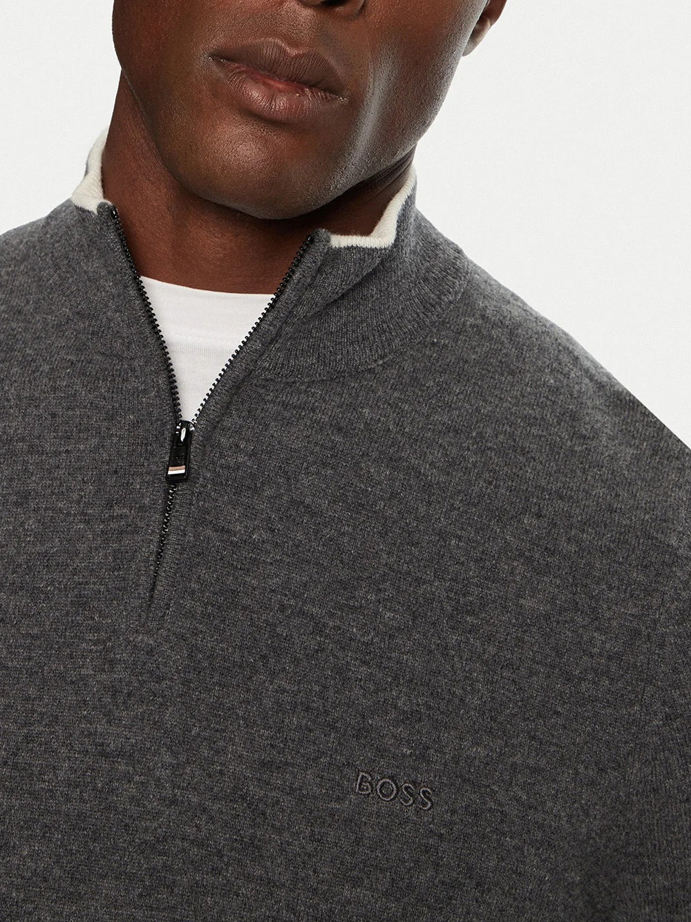 Pullover Hugo Boss Emarlo da Uomo - Grigio