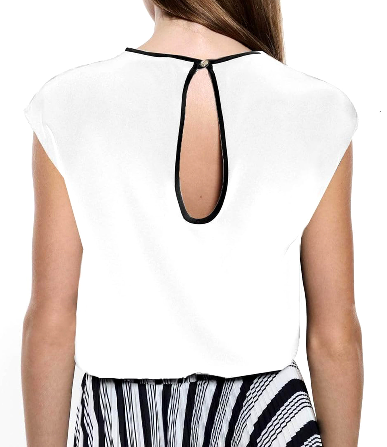 Imperial Blusa Donna Mod. RGJ6IDG OFF WHITE WHITE Bianco