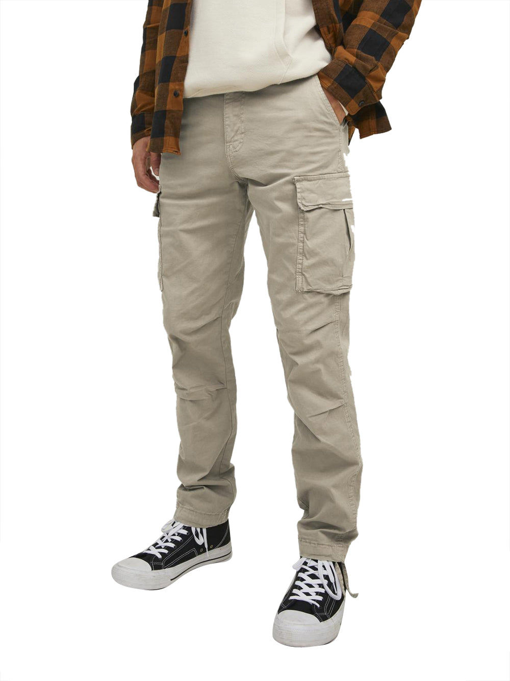 Pantalone Cargo Jack e Jones da Uomo - Beige