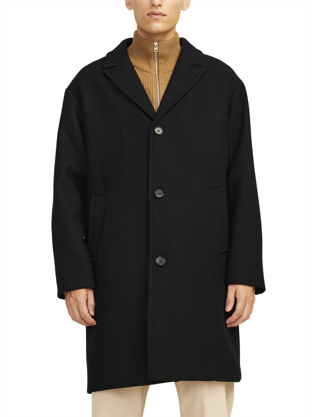 Cappotto Jack e Jones Cclorenzo da Uomo - Nero