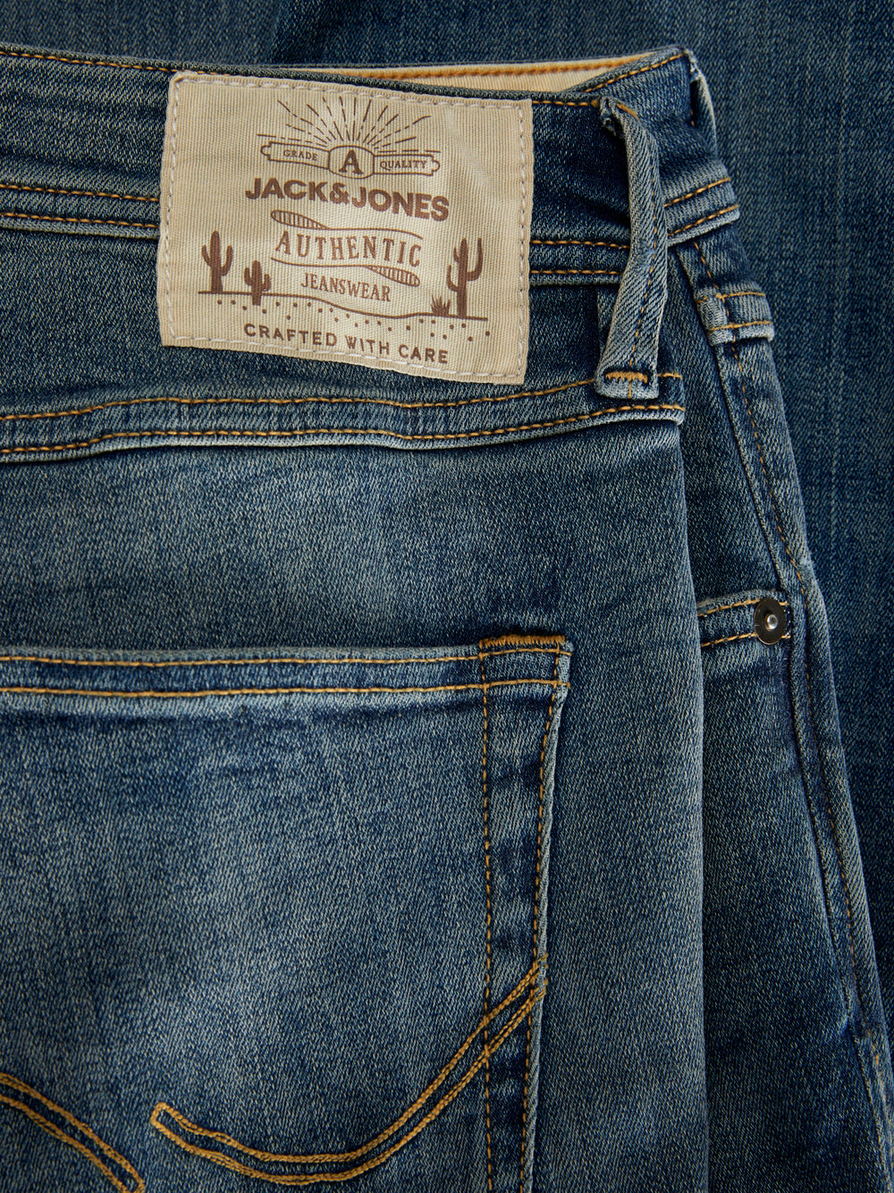 Jeans Slim Jack e Jones Liam da Uomo - Denim