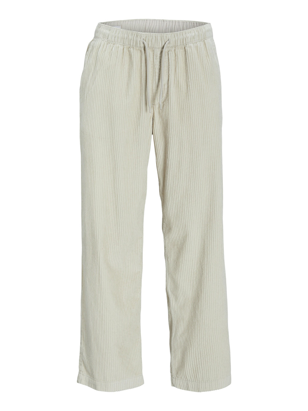 Pantalone Tuta Jack e Jones Wide Corduroy da Uomo - Avorio