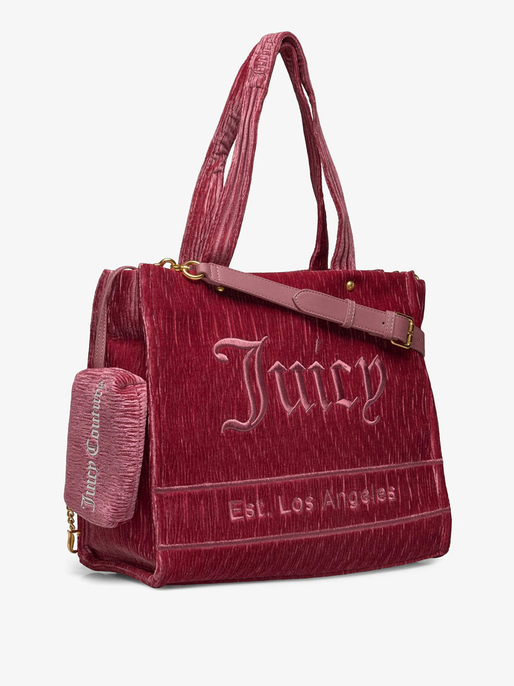 Borsa Shopper Juicy Couture Iris Large da Donna - Rosa