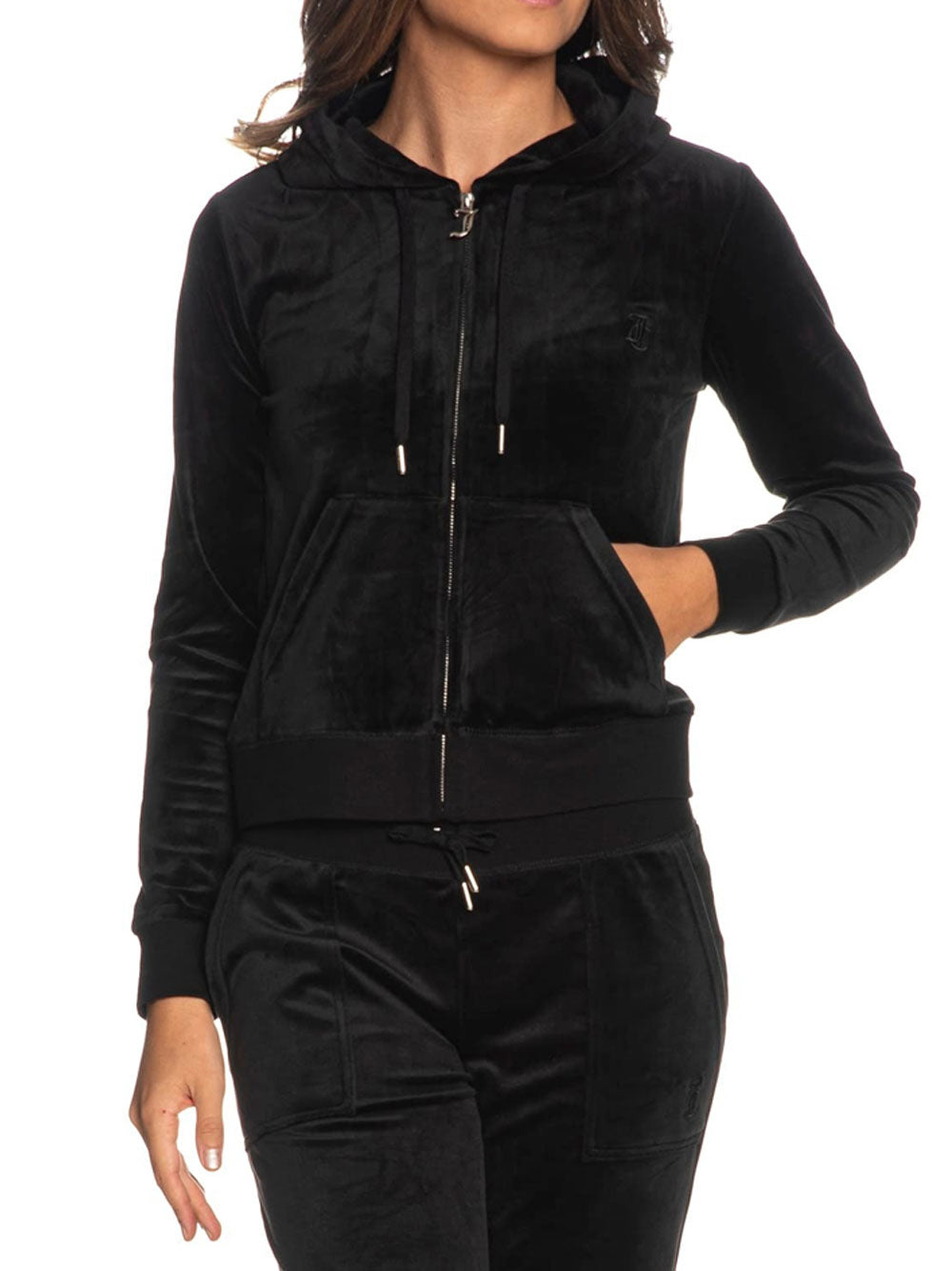 Felpa Zip Juicy Couture Robertson da Donna - Nero