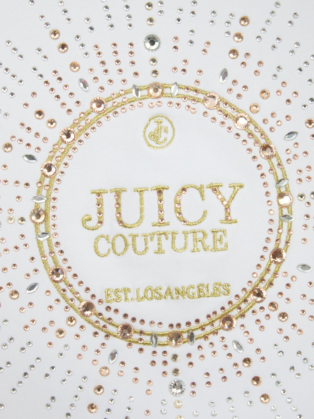 T-shirt Juicy Couture Heritage Crown da Donna - Bianco