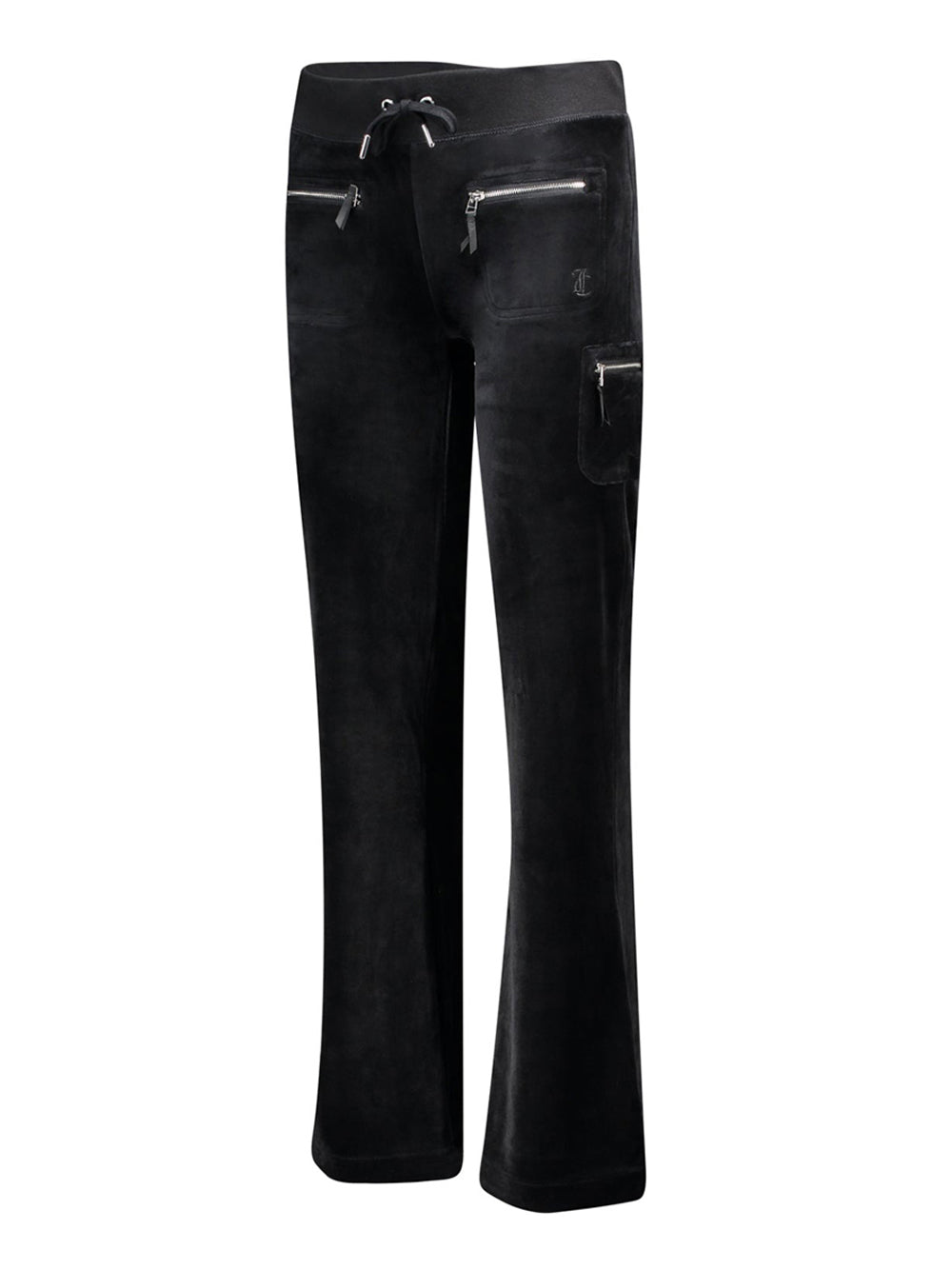 Pantalone Zampa Juicy Couture Layla Moto da Donna - Nero