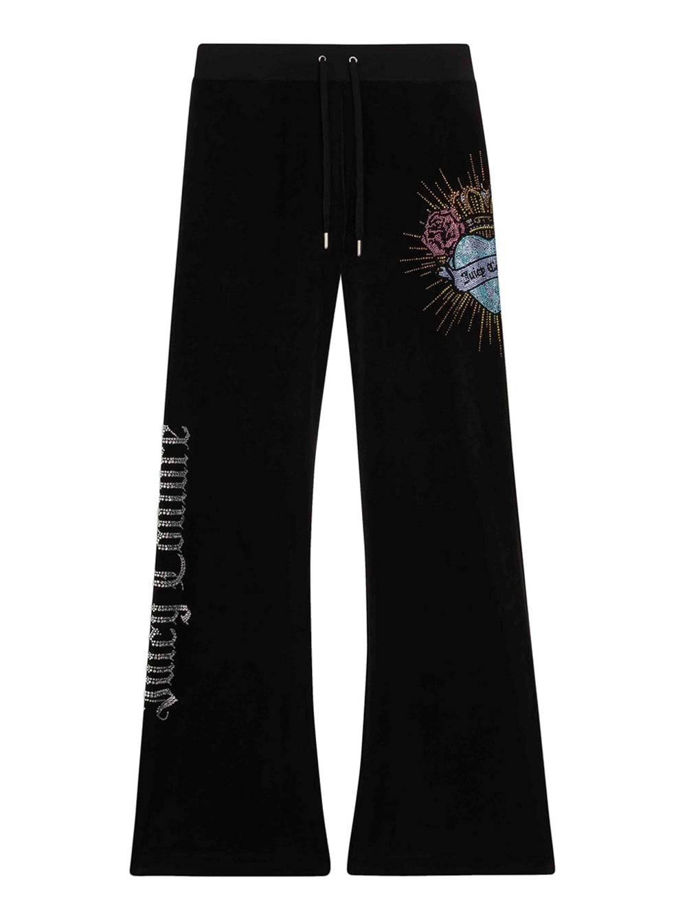 Pantalone Tuta Juicy Couture Sacred Heart da Donna - Nero