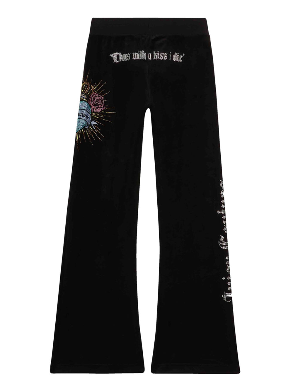 Pantalone Tuta Juicy Couture Sacred Heart da Donna - Nero