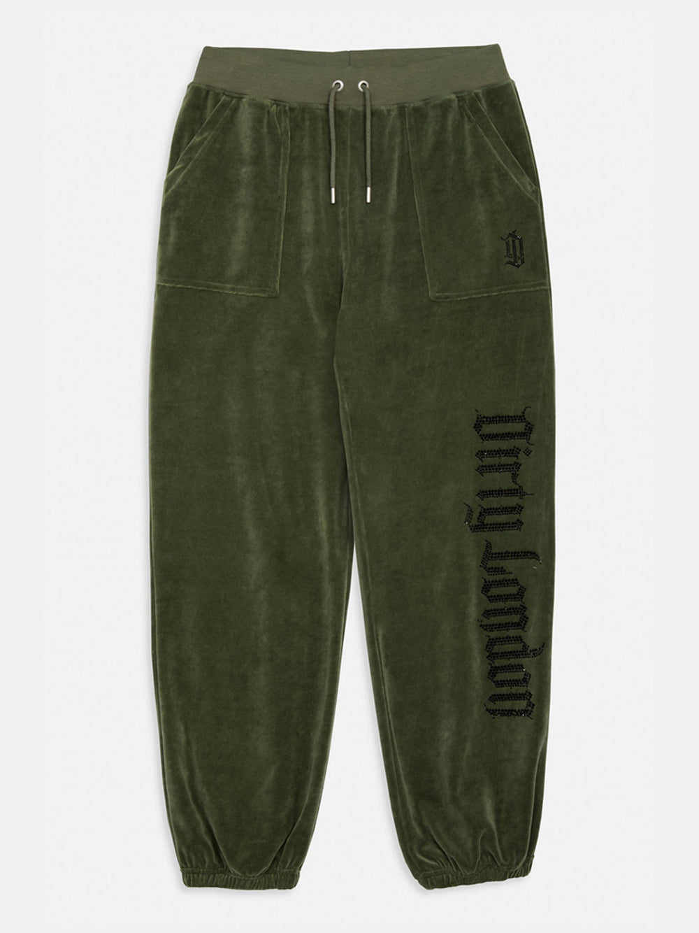 Pantalone Jogger Juicy Couture Baylen Diamante Unisex - Verde