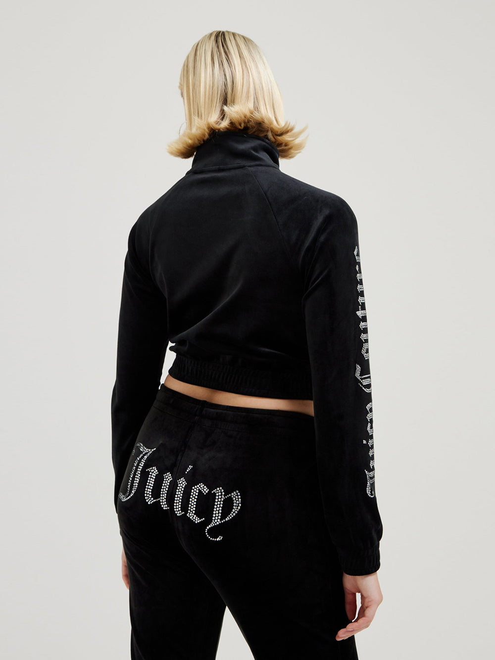 Felpa Zip Juicy Couture Tasha da Donna - Nero