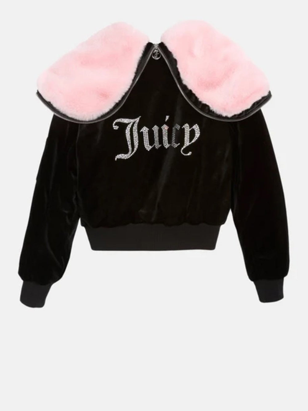 Bomber Juicy Couture Rydell Diamante da Donna - Nero