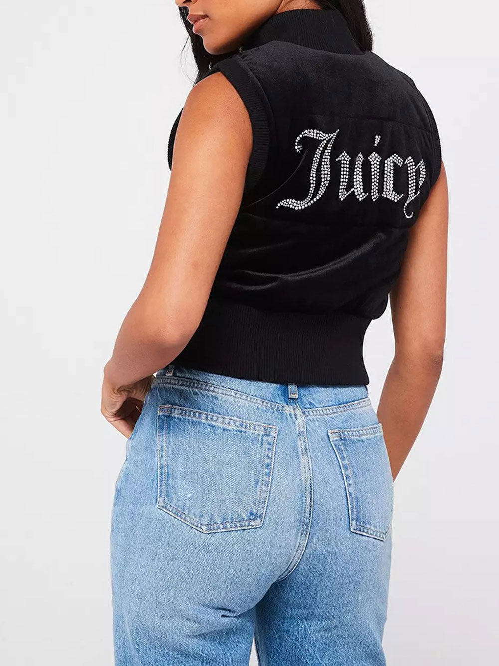 Smanicato Juicy Couture Thunder Velour da Donna - Nero