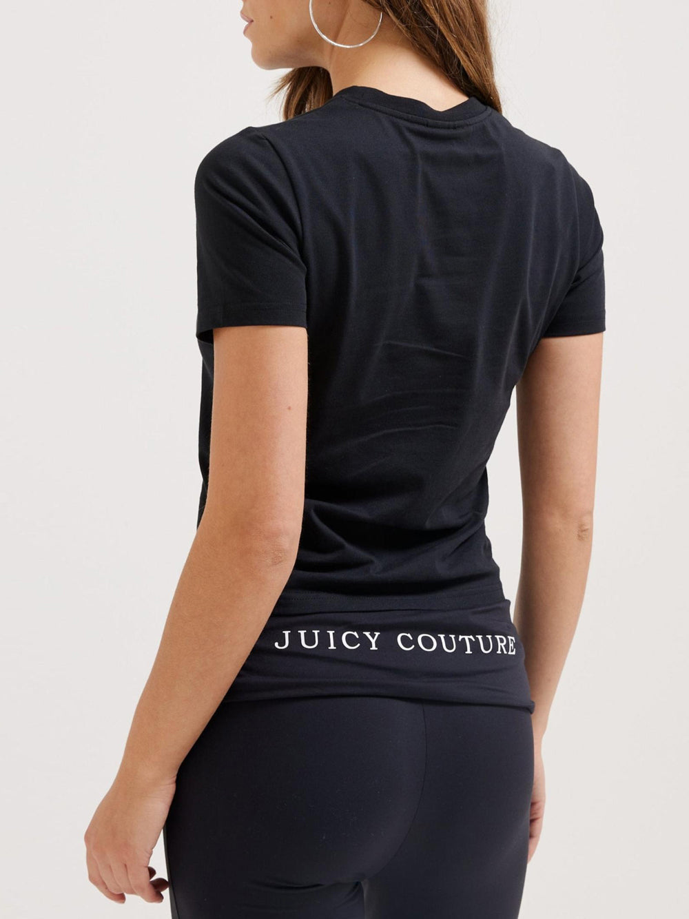 T-shirt Juicy Couture College Girlfriend da Donna - Nero