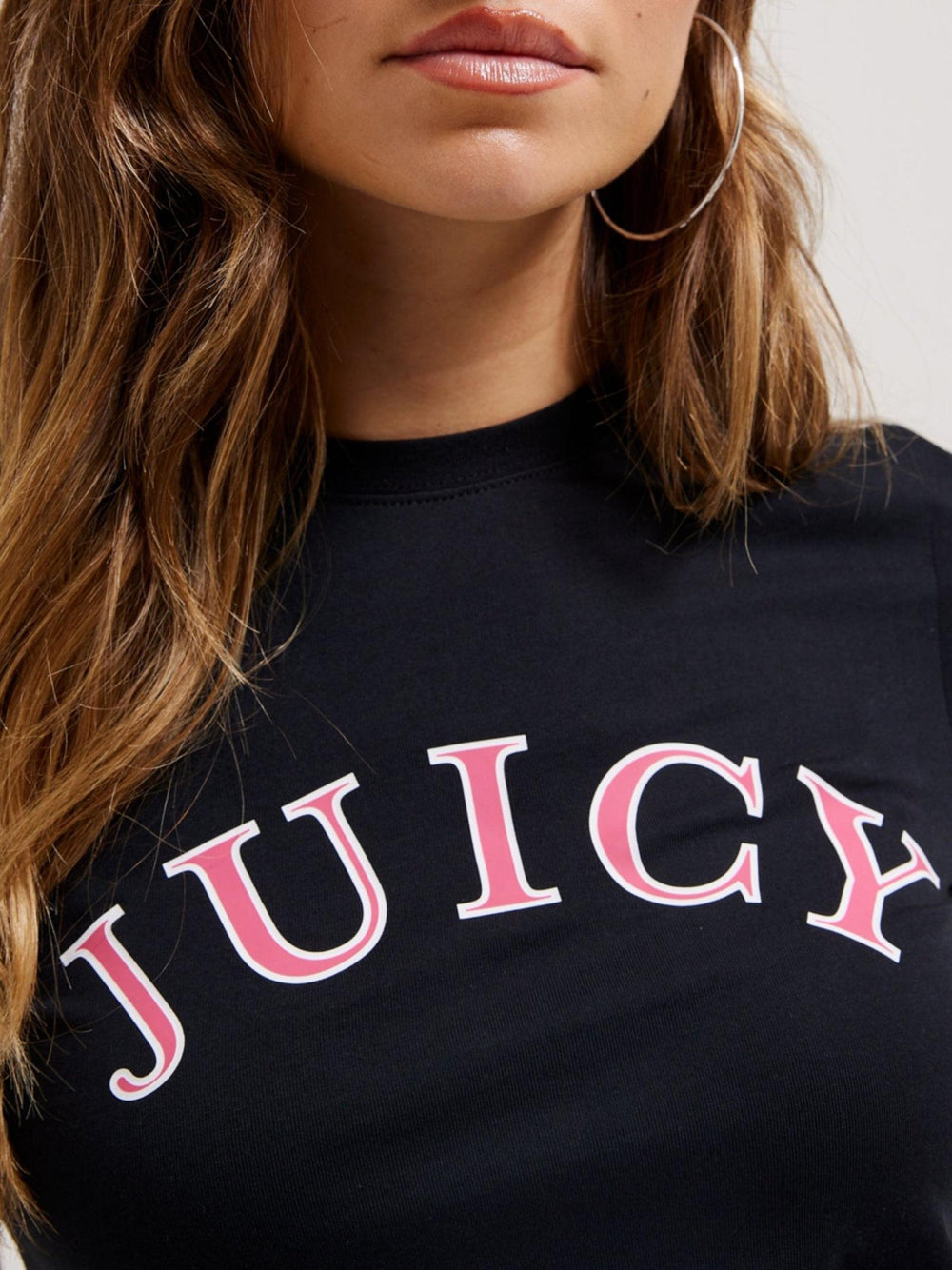 T-shirt Juicy Couture College Girlfriend da Donna - Nero