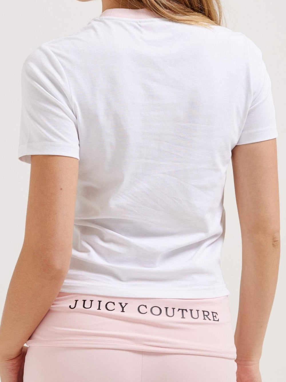 T-shirt Juicy Couture College Girlfriend da Donna - Bianco