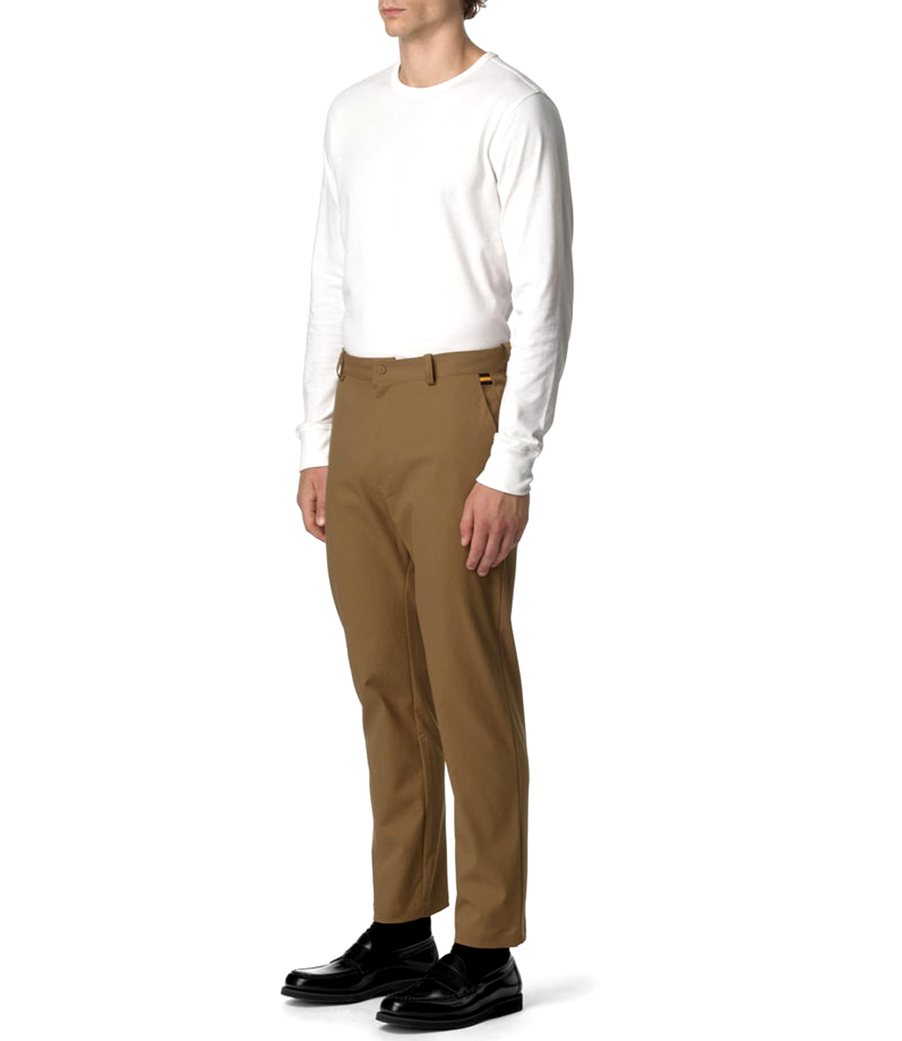 K-Way Pantalone Elia Twill Peach UNISEX Mod. K3123LW 045 Brown Corda