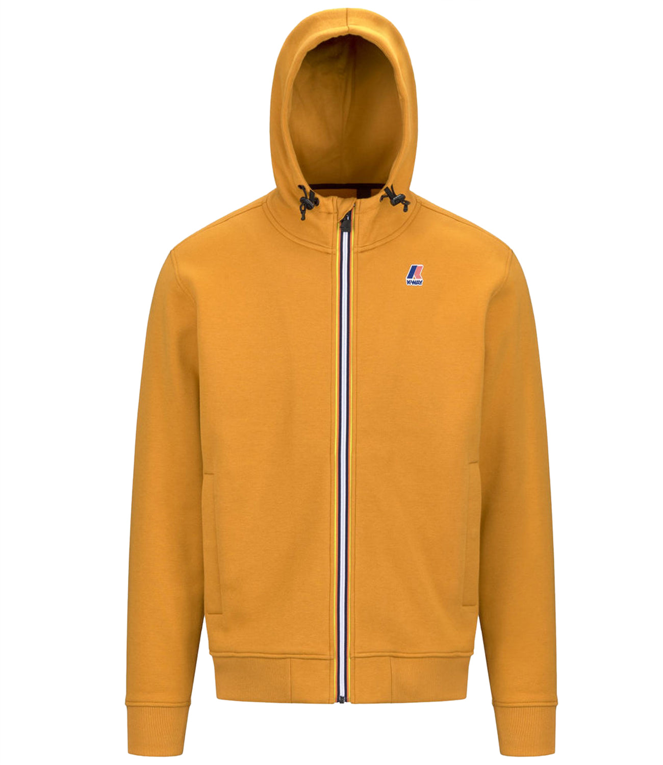 K-Way Felpa Le Vrai Arroux Hv Poly Co Unisex Mod. K3123PW XGK Yellow Inca