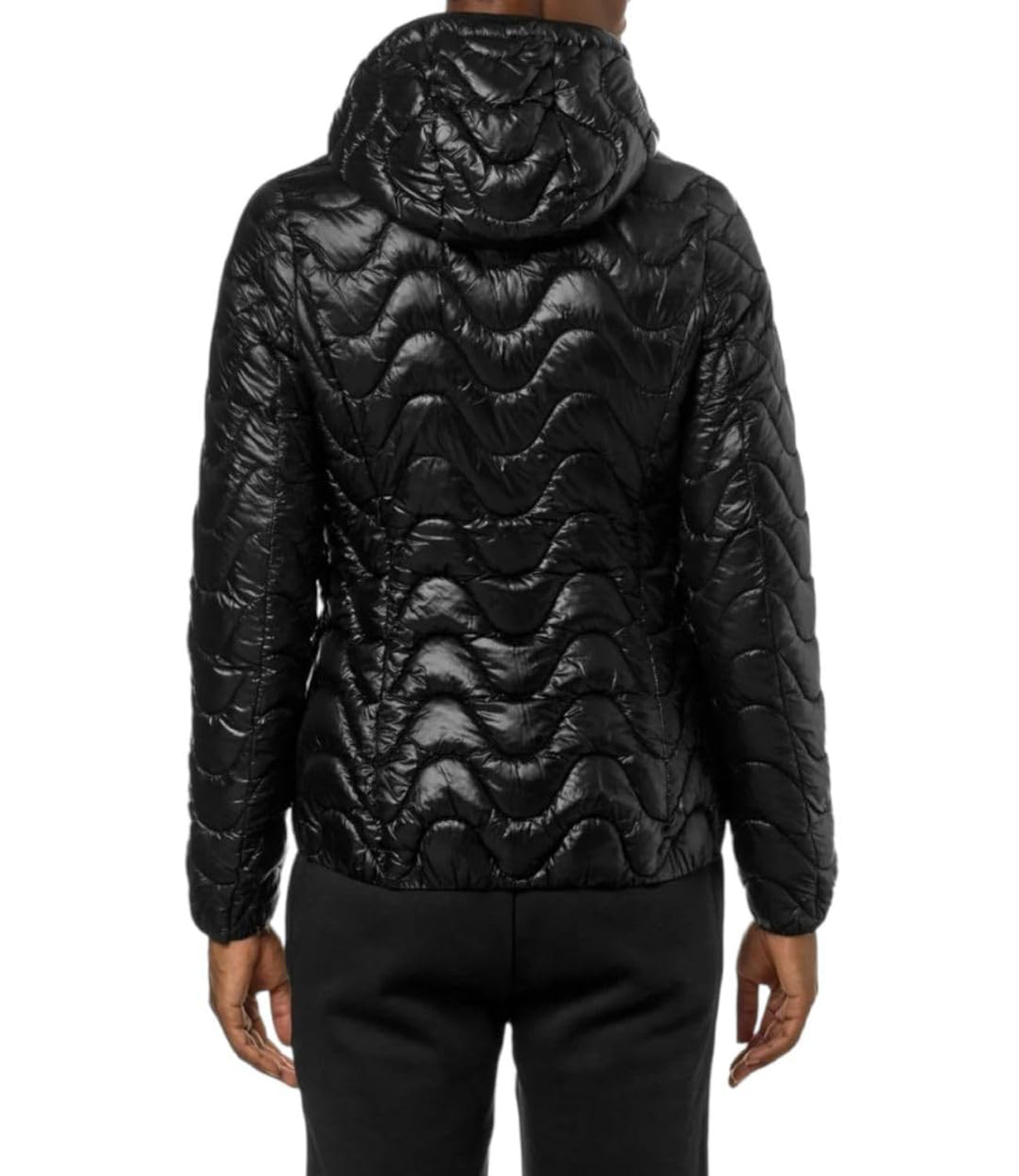 K-Way Piumino Lily Quilted Warm Donna Mod. K5126IW USY Black pure Nero