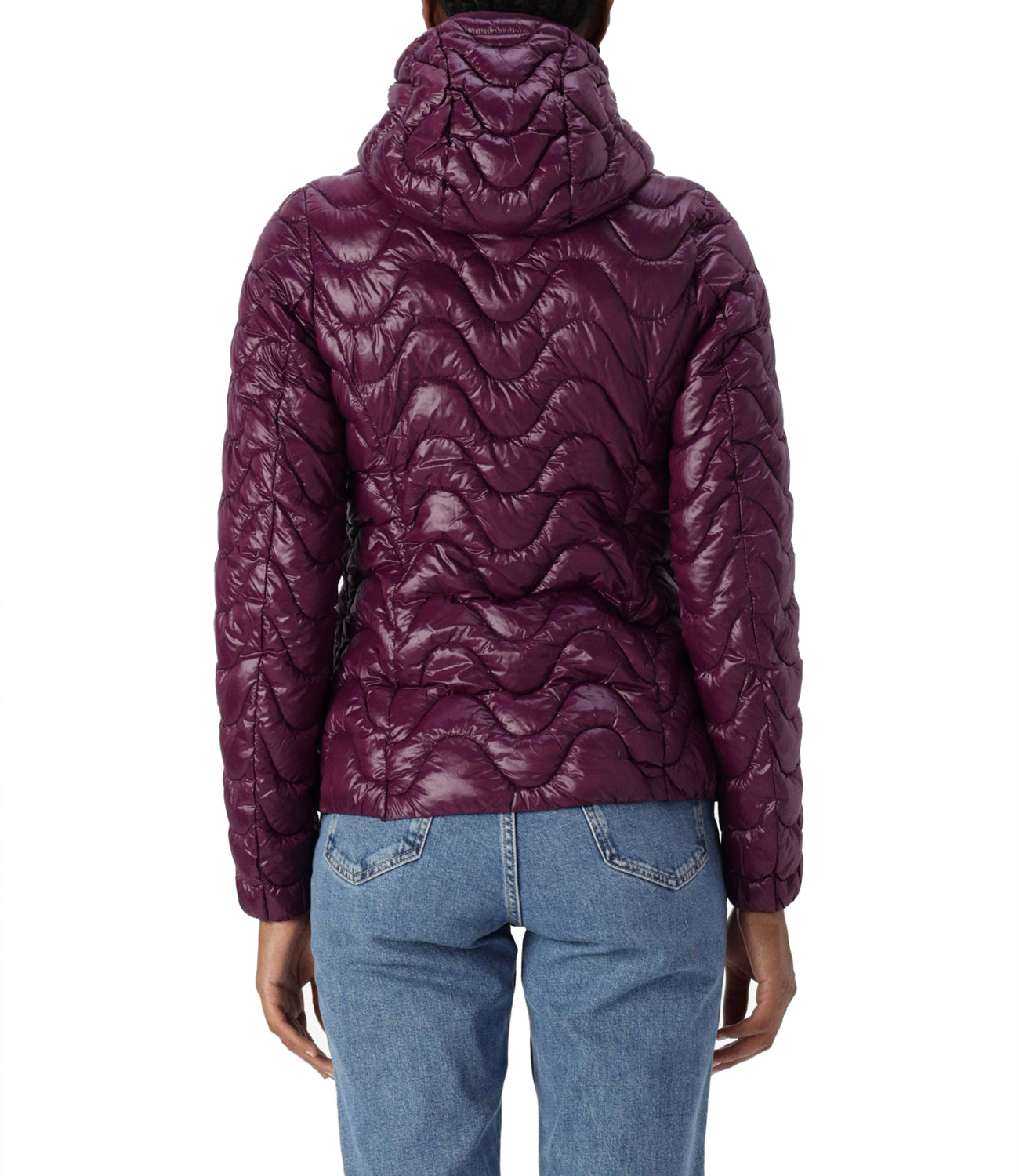 K-Way Piumino Lily Quilted Warm Donna Mod. K5126IW XB4 Violet Dk Purple