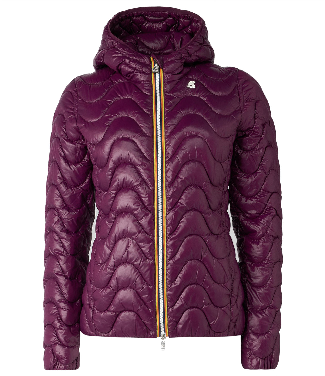 K-Way Piumino Lily Quilted Warm Donna Mod. K5126IW XB4 Violet Dk Purple