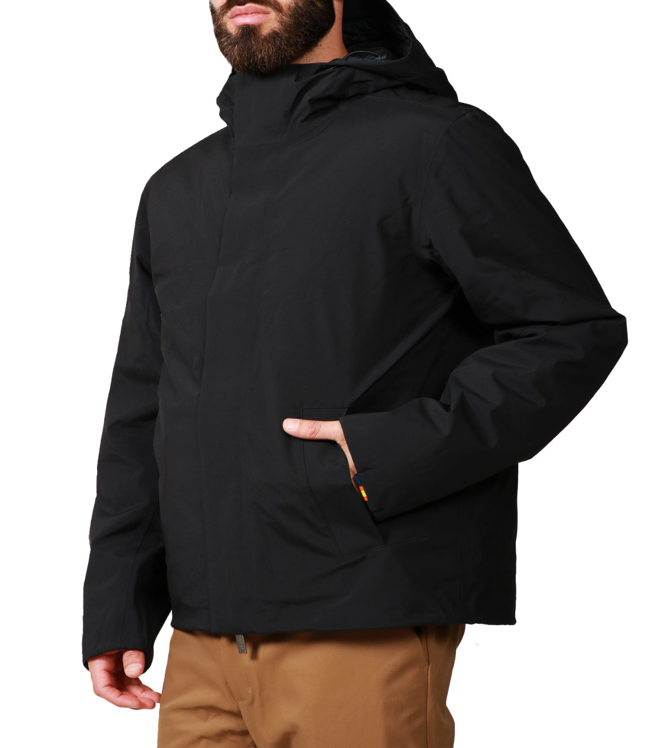 K-Way Parka Jacken Bonded Padded Uomo Mod. K7132BW AT0 Black pure Nero