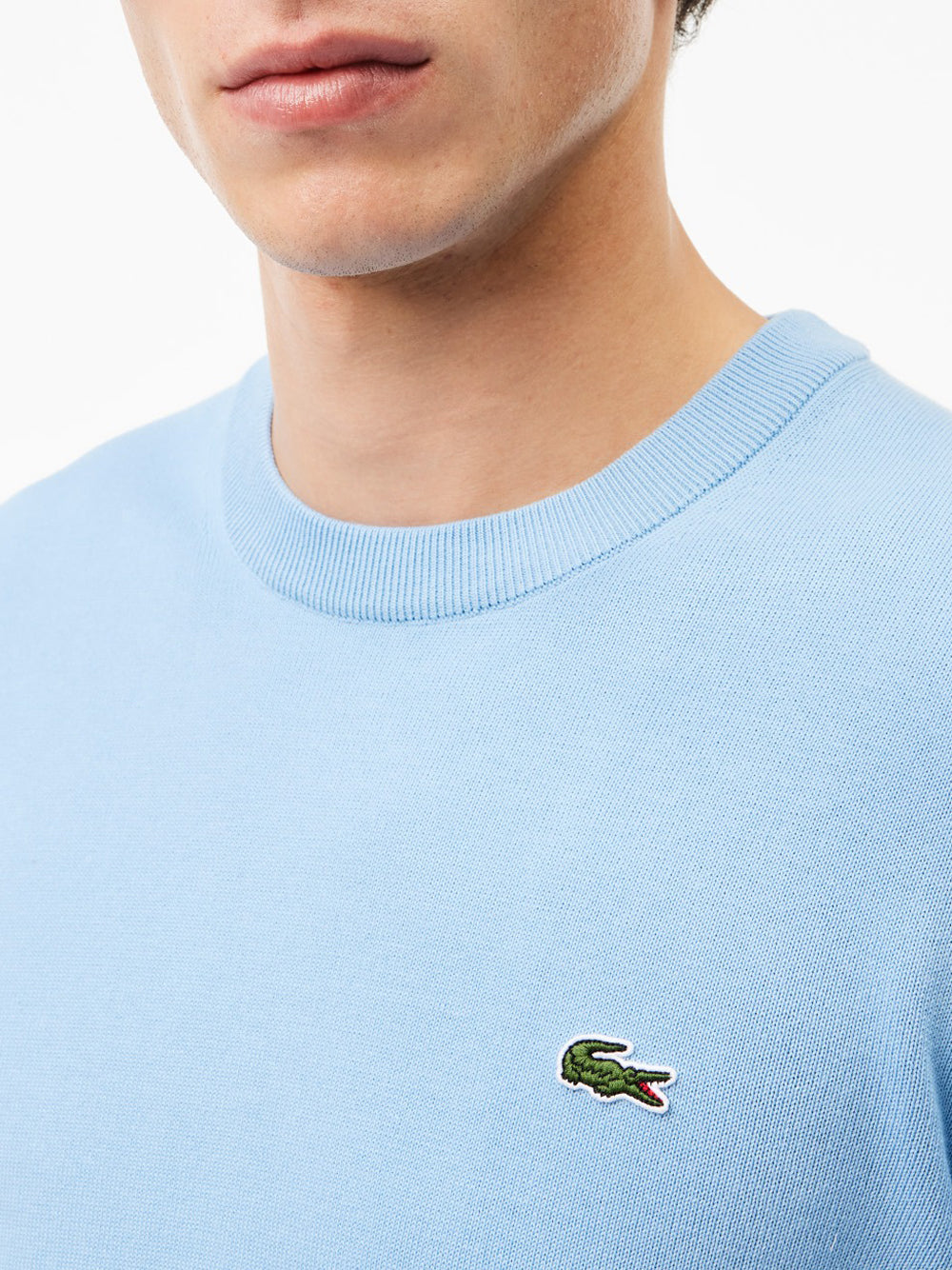 Pullover Lacoste da Uomo - Celeste