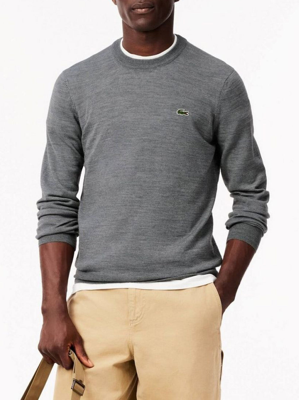 Pullover Lacoste da Uomo - Grigio