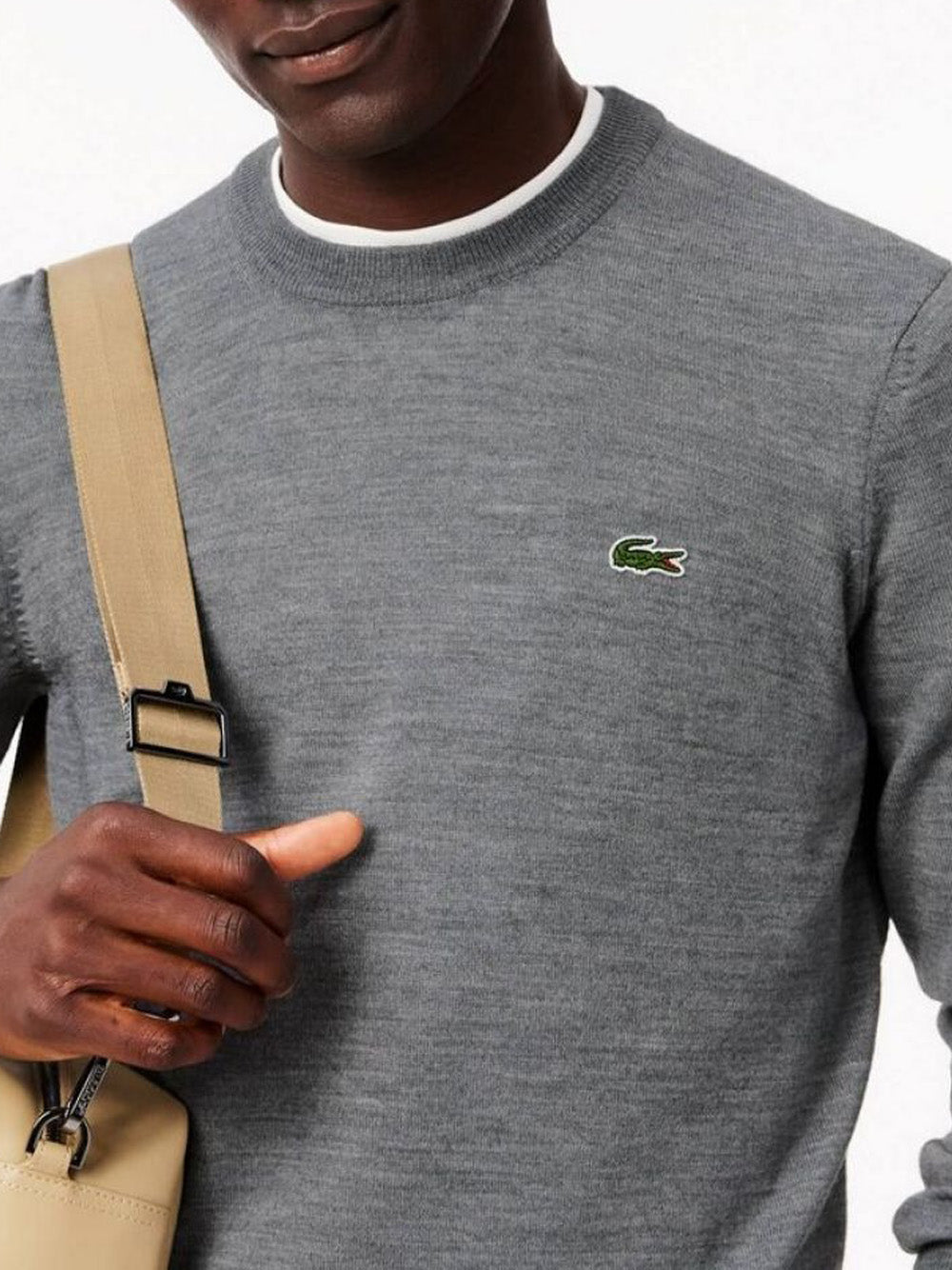 Pullover Lacoste da Uomo - Grigio